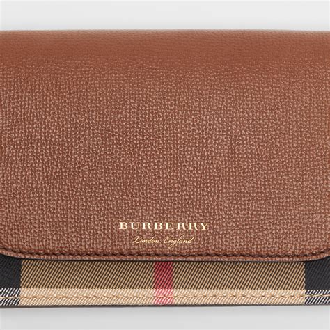 burberry leather and house check wallet with detachable strap review|burberry banner house review.